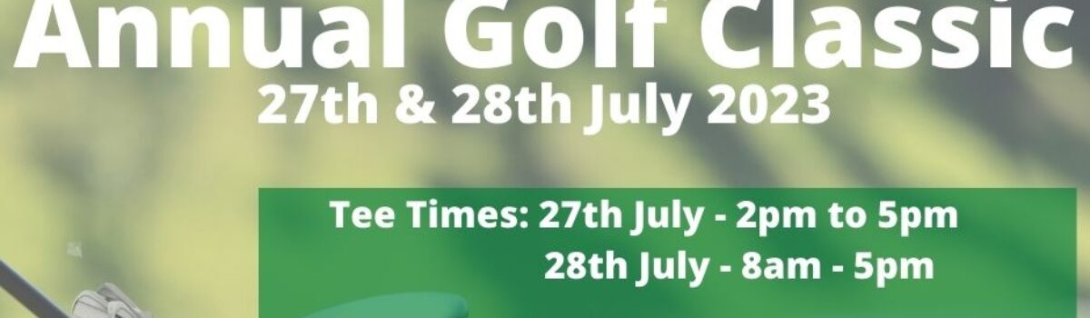The Passage West GAA Golf Classic is back on the 27th & 28th of July!