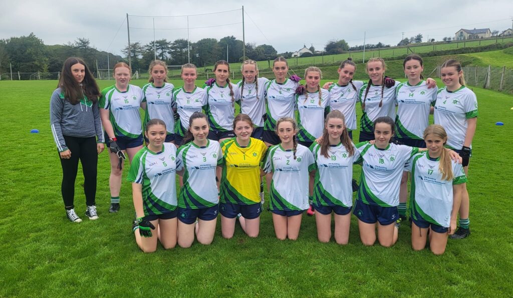 U16 Ladies Footballers advance to County Championship Final with win over Ibane