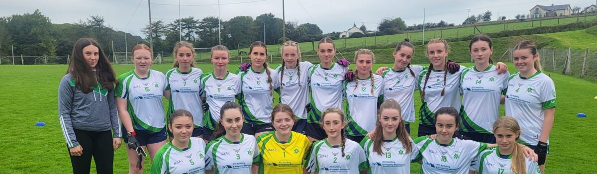 U16 Ladies Footballers advance to County Championship Final with win over Ibane