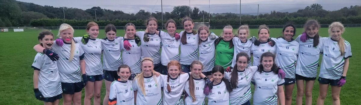 U12 Ladies Footballers into County Final after win over Dromtarriffe